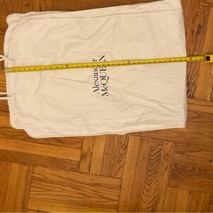 Alexander McQueen White Storage Bag